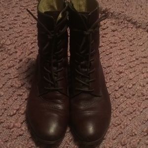 Lace up Frye boots